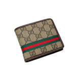 Luxury Bi Fold Web Stripe Wallet