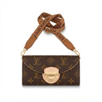 Crossbody Wallet Bag LV Style Case for iPhone 12-18 Pro & Pro Max
