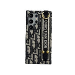 Luxury Brand C Dior Belt Pattern Case for Samsung Galaxy S22-S26 Series