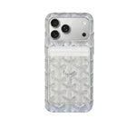 White Premium GYD iPhone MagSafe Case with Cardholder for iPhone 12-18 Pro Max