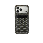 Black Premium GD iPhone MagSafe Case with Cardholder