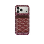Red Premium GD iPhone MagSafe Case with Cardholder