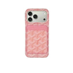 Pink Premium GD iPhone MagSafe Case with Cardholder