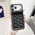 Black Premium GD iPhone MagSafe Case with Cardholder