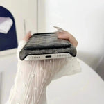 White Premium GD iPhone MagSafe Case with Cardholder