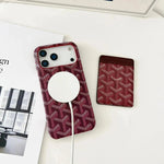 Black Premium GD iPhone MagSafe Case with Cardholder
