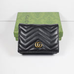 Luxury black wallet made of soft leather