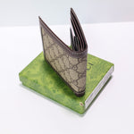 Elegance Monogram Leather Wallet Canvas