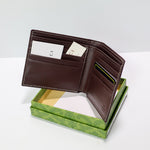 Elegance Monogram Leather Wallet Canvas