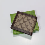 Elegance Monogram Leather Wallet Canvas