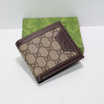 Elegance Monogram Leather Wallet Canvas