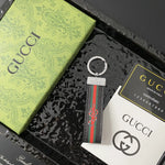 Leather GG Key Holder Bag Charm