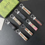 Leather GG Key Holder Bag Charm