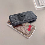 GG Style Phone case Magnet Card Holder for iPhone 13-17 Series