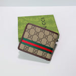 Luxury Fold Web Stripe Wallet
