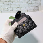 Men's Monogram Wallet Black Genuine Leather
