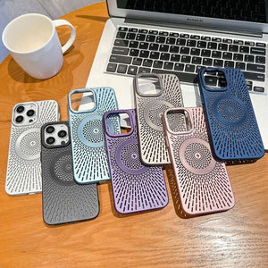 Heat Dissipation Breathable Magsafe Magnetic iPhone Case