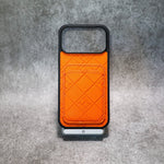 HRM Quilted Leather Wallet Case with Card Pocket for iPhone 12-18 Pro & Pro Max
