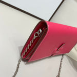 Luxury Hermes Wallet with Chain