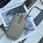 Hermès Orange Pouch iPhone Case Crossbody Strap
