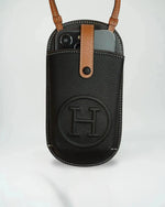 Hermès Orange Pouch iPhone Case Crossbody Strap