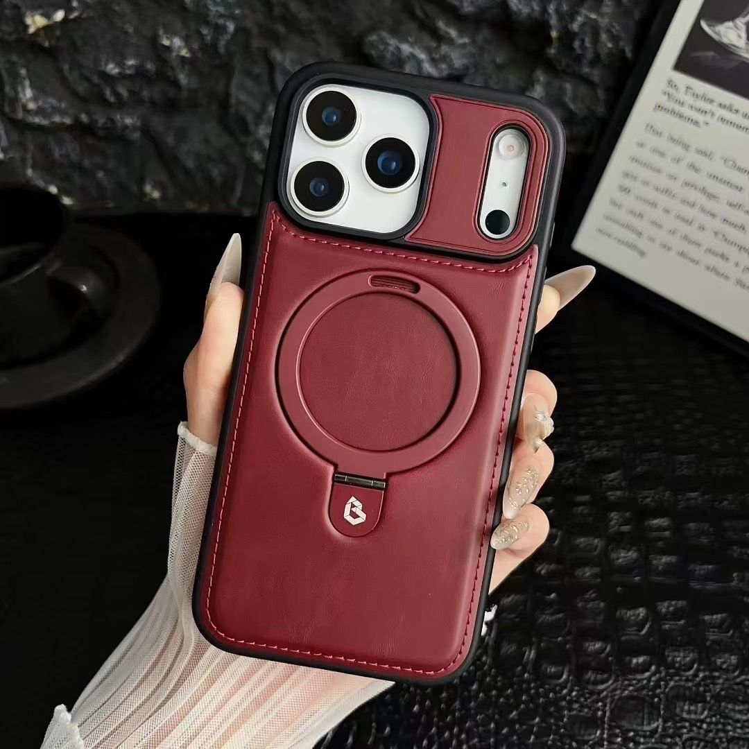Luxurious Invisible Stand Phone Case For iPhone 17 / 16 / 15 / 14