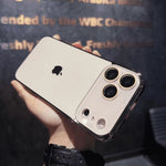 GLASS CAMERA LENS SHELL CASE FOR IPHONE 17 / 16 / 15 / 14