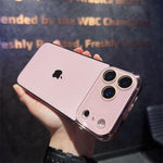 GLASS CAMERA LENS SHELL CASE FOR IPHONE 17 / 16 / 15 / 14