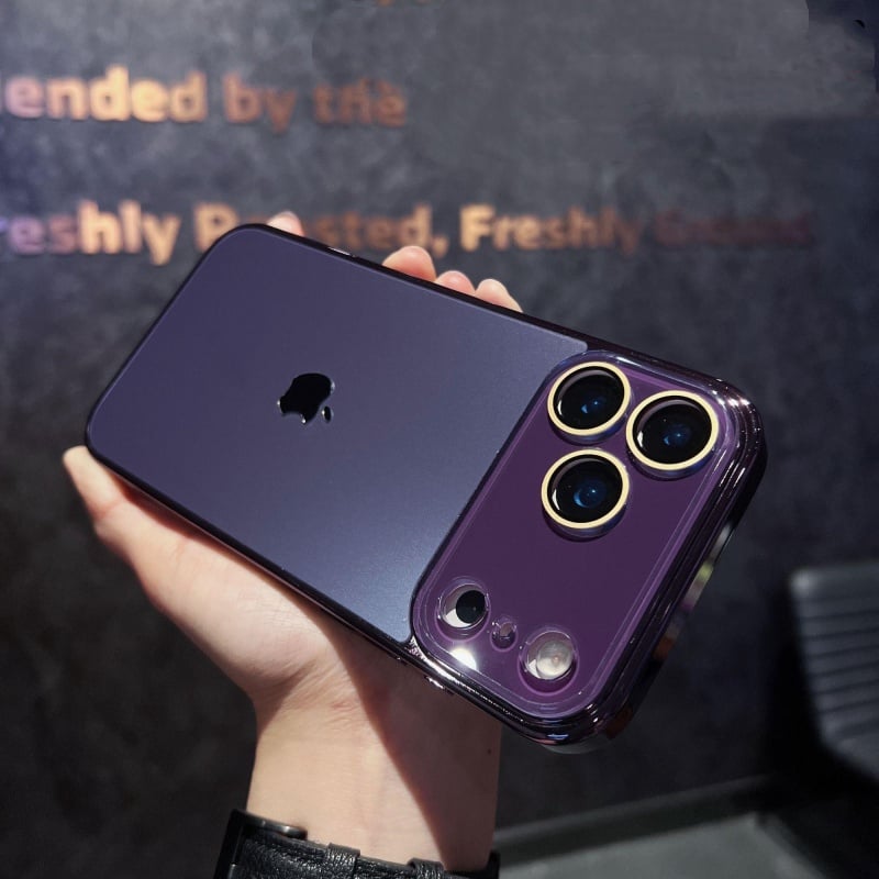 GLASS CAMERA LENS SHELL CASE FOR IPHONE 17 / 16 / 15 / 14