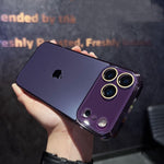 GLASS CAMERA LENS SHELL CASE FOR IPHONE 17 / 16 / 15 / 14