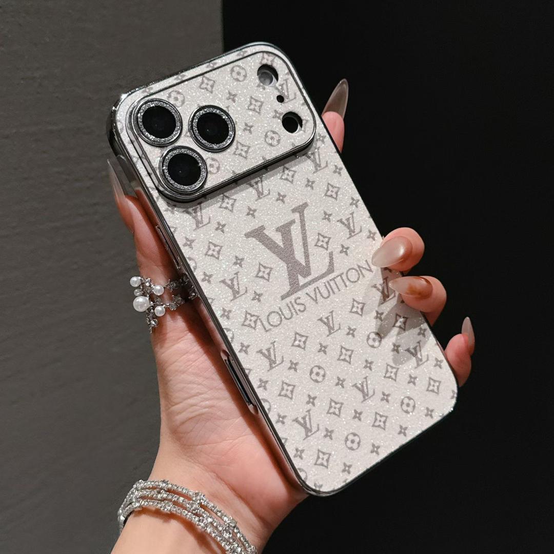 Lv Shiny Phone Case for iPhone 17/ 16/ 15/ 14