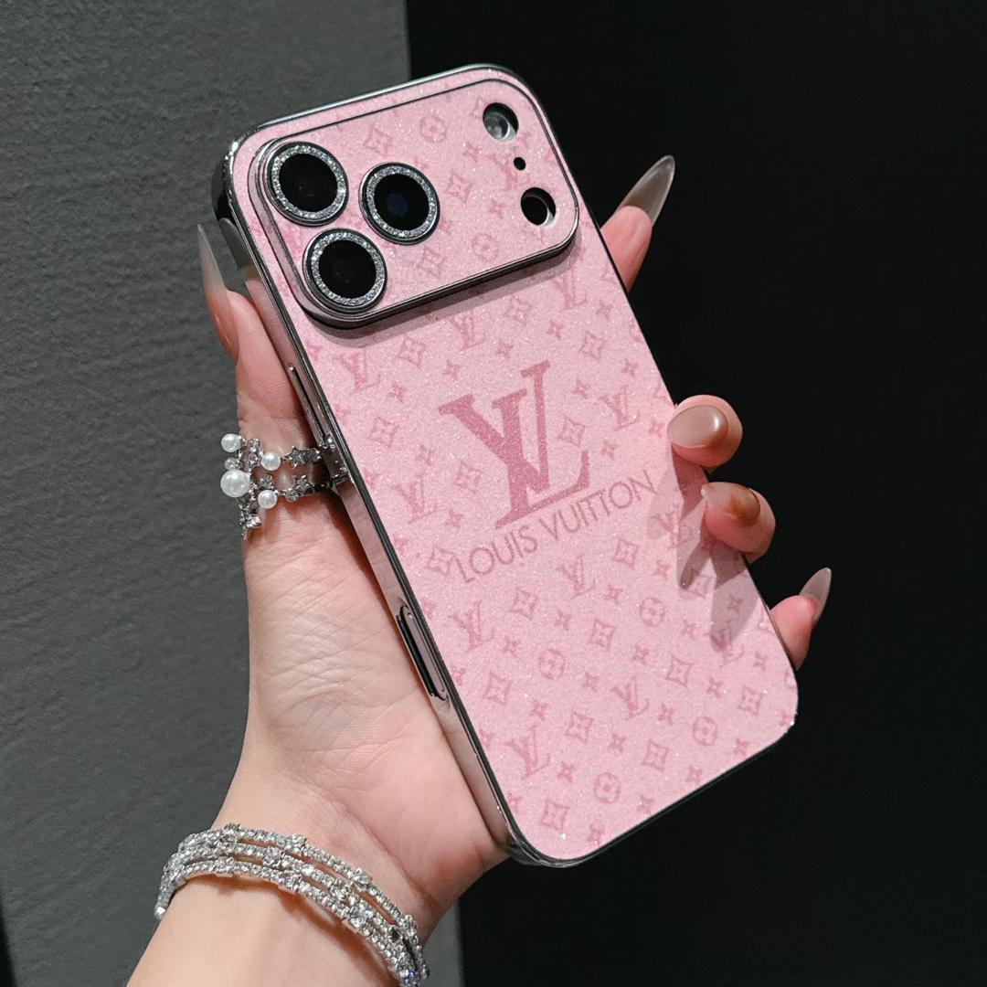 Lv Shiny Phone Case for iPhone 17/ 16/ 15/ 14