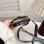 Luxury Leather Monogram iPhone Case With Card Holder And Strap