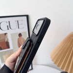 Leather Coach iPhone Case With Wallet And Strap
