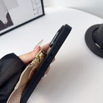 Designer Monogram Wallet Coach Case with Crossbody Strap