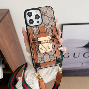 Luxury CARD BAG CHAIN CLASSIC IPHONE CASE