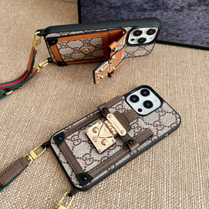 Luxury CARD BAG CHAIN CLASSIC IPHONE CASE