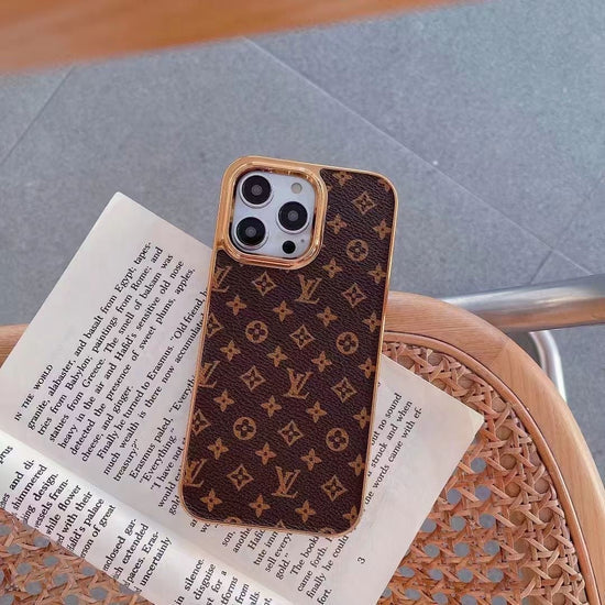 LOUIS VUITTON CLASSIC PRINTED PHONE CASE FOR iPHONE