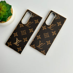 LV Monogram Leather Phone Case - Samsung Z Fold 3, 4, 5, 6, 7 LV Monogram Leather Phone Case - Samsung Z Fold 3, 4, 5, 6, 7
