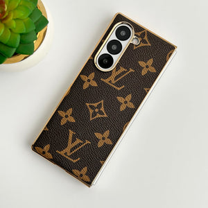 LV Monogram Leather Phone Case - Samsung Z Fold 3, 4, 5, 6, 7 LV Monogram Leather Phone Case - Samsung Z Fold 3, 4, 5, 6, 7