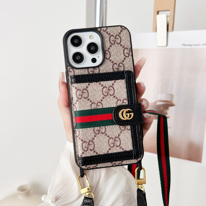 GG Card Bag Chain Classic iPhone Case