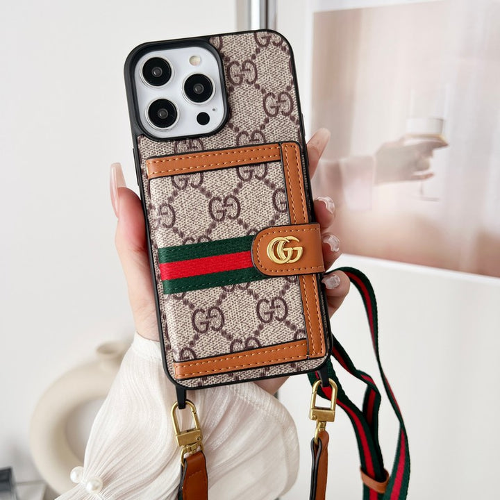 GG Card Bag Chain Classic iPhone Case