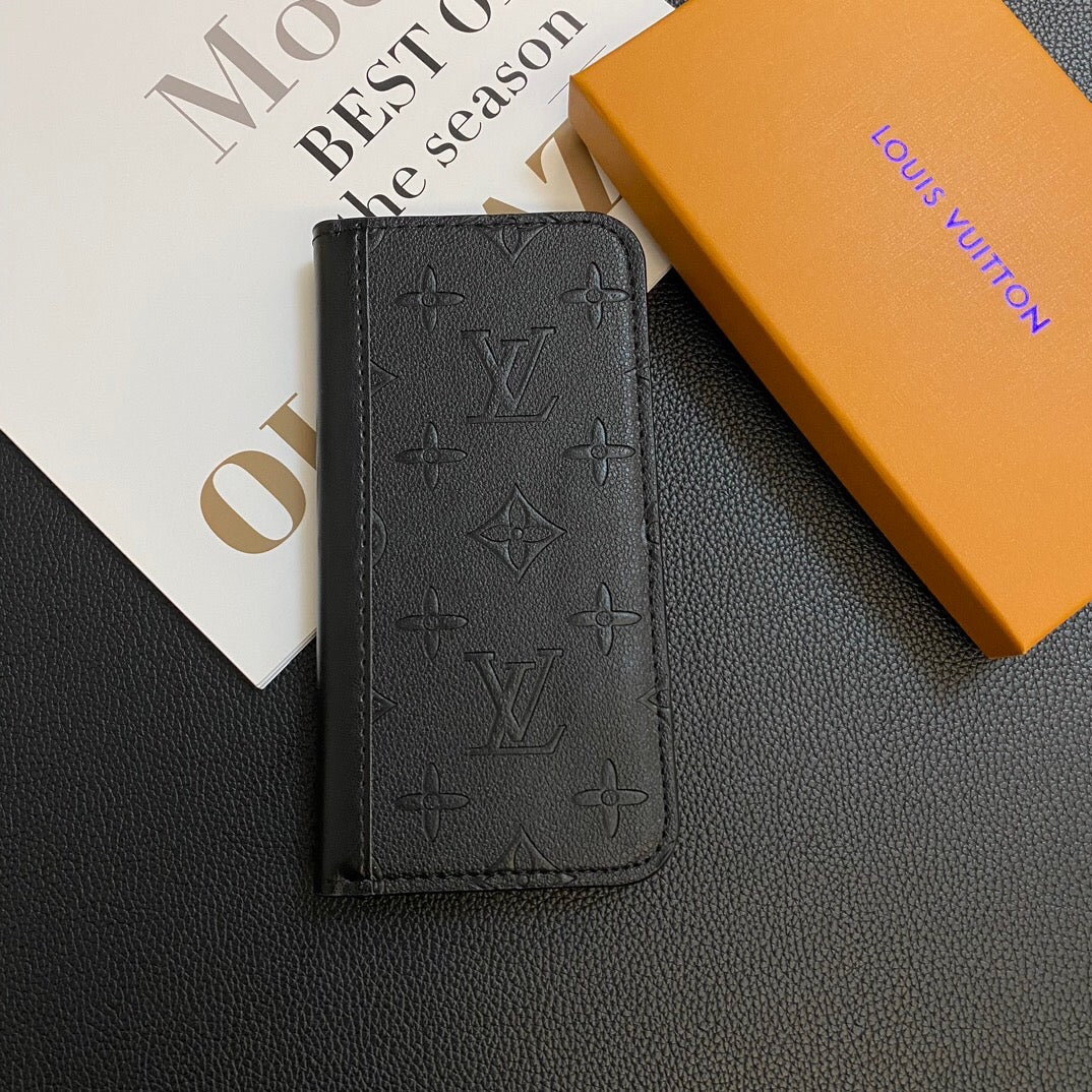 LV MONOGRAM LEATHER CARD COVER GALAXY CASE FOR SAMSUNG