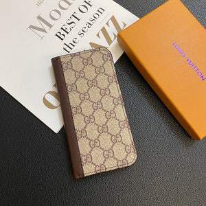 LV MONOGRAM LEATHER CARD COVER GALAXY CASE FOR SAMSUNG