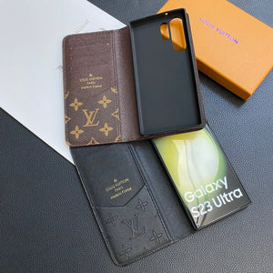 LV MONOGRAM LEATHER CARD COVER GALAXY CASE FOR SAMSUNG