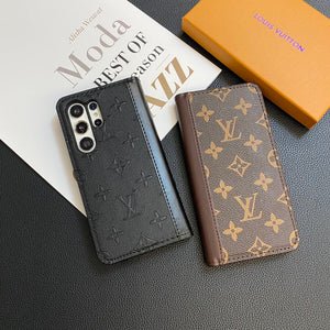 LV MONOGRAM LEATHER CARD COVER GALAXY CASE FOR SAMSUNG