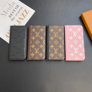 LV MONOGRAM LEATHER CARD COVER GALAXY CASE FOR SAMSUNG