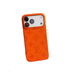 Luxury Embossed Monogram Protective Case for iPhone 12-18 Pro & Pro Max