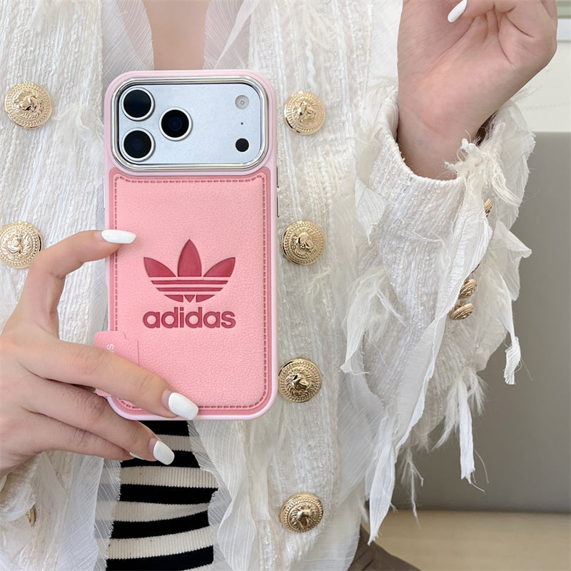 Adidas Premium Leather Case for iPhone 17/ 16/ 15/ 14