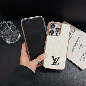 Premium Louis Vuitton Crocodile Pattern Color iPhone Case